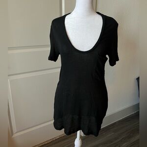 IRO Black long Short Sleeve Tee